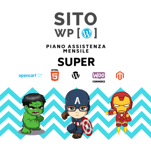 Piano assistenza sito web mensile Super