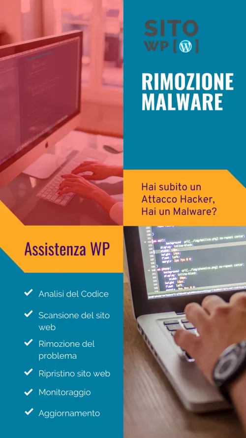 Piano di Rimozione malware wordpress