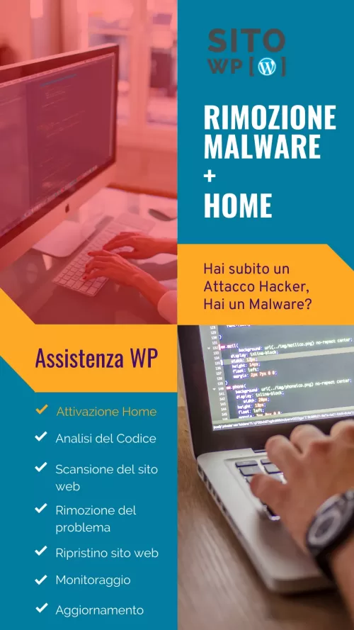 Piano di Rimozione malware wordpress + Home